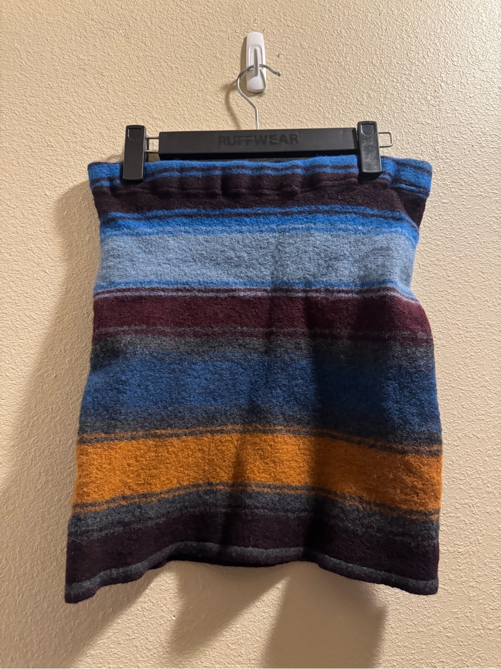Toad&Co Striped Mini Skirt in Blue, Mustard, Burgundy and Gray